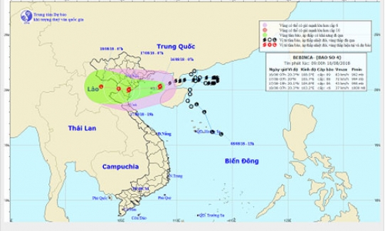 Thủ tướng chỉ đạo ứng phó khẩn cấp với bão số 4 và mưa lũ
