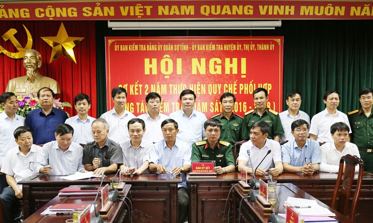Phối hợp kiểm tra, giám sát để nâng cao  sức chiến đấu của tổ chức Đảng và đảng viên