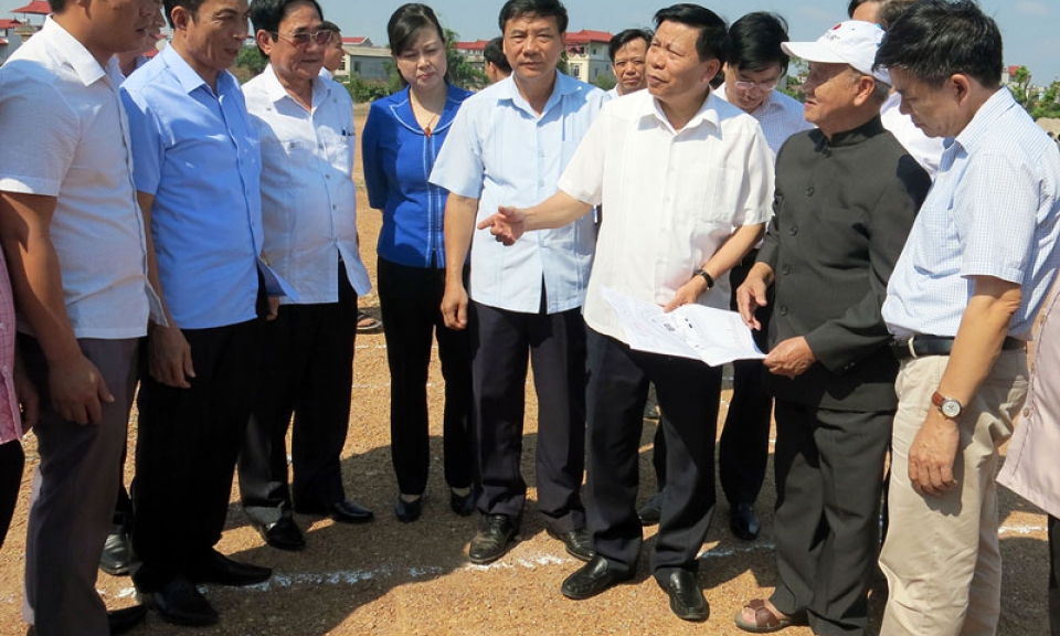 Khởi công Nhà ban quản lý, sắp lễ, Nhà triển lãm, trưng bày dự án Khu Đền thờ Lý Thường Kiệt
