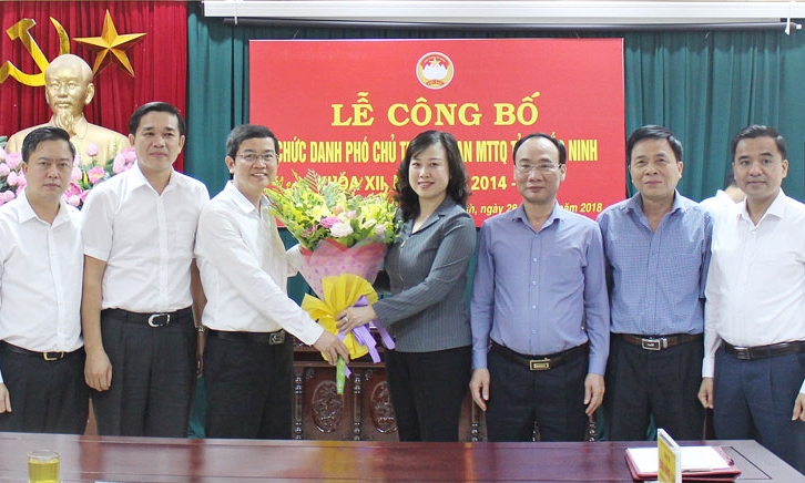 Công bố Quyết định bổ nhiệm Phó Chủ tịch Ủy ban MTTQ tỉnh
