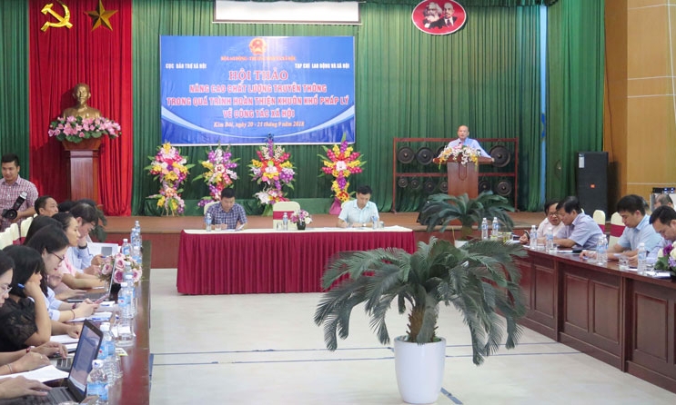 Nâng cao chất lượng truyền thông trong quá trình hoàn thiện pháp lý về công tác xã hội