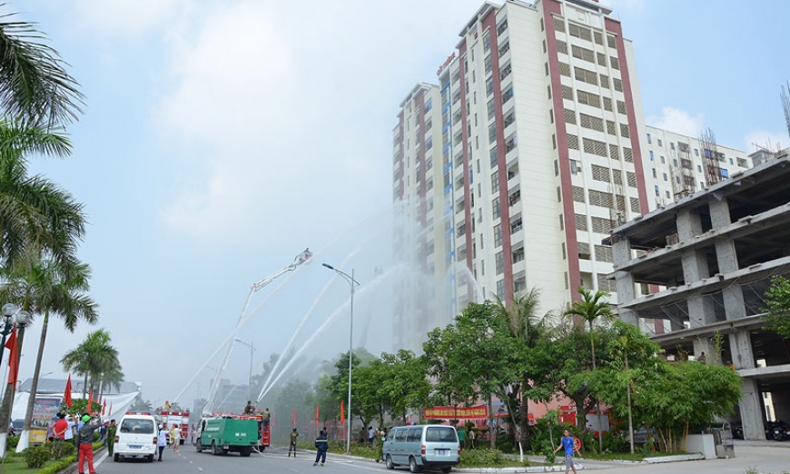 Biện pháp phòng cháy,  chữa cháy và thoát nạn đối với các công trình nhiều tầng