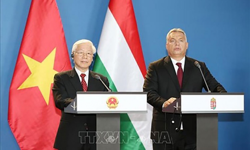 Tuyên bố chung Việt Nam - Hungary thiết lập quan hệ Đối tác toàn diện