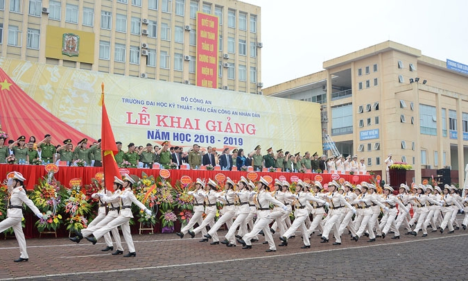 Trường Đại học Kỹ thuật-Hậu cần CAND khai giảng năm học 2018-2019