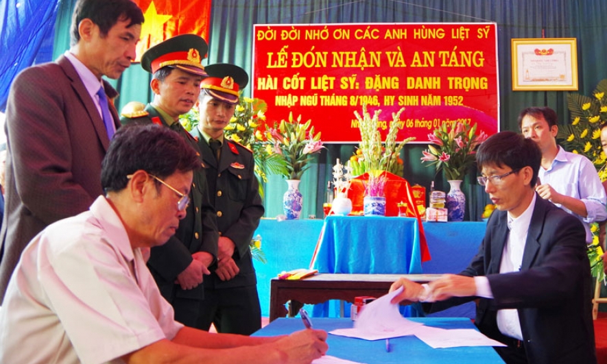 Sơ kết thực hiện tìm kiếm, quy tập và xác định danh tính hài cốt liệt sĩ