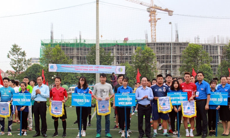 Giải bóng đá “Thanh niên các Khu-Cụm công nghiệp tỉnh Bắc Ninh năm 2018”