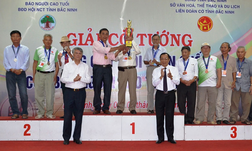 Bắc Ninh giành 10 huy chương tại giải Cờ tướng trung, cao tuổi toàn quốc lần thứ V