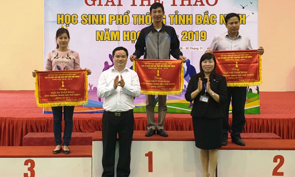 Hơn 200 kỳ thủ tranh tài môn cờ vua của giải thể thao học sinh phổ thông Bắc Ninh