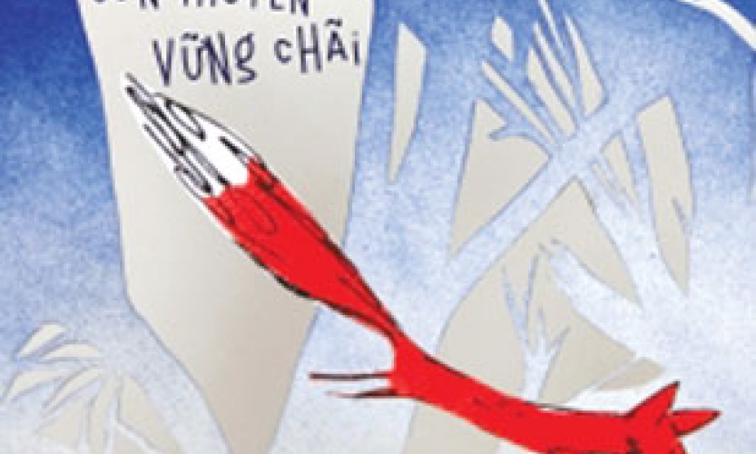 Cánh tay cha là con thuyền  vững chãi