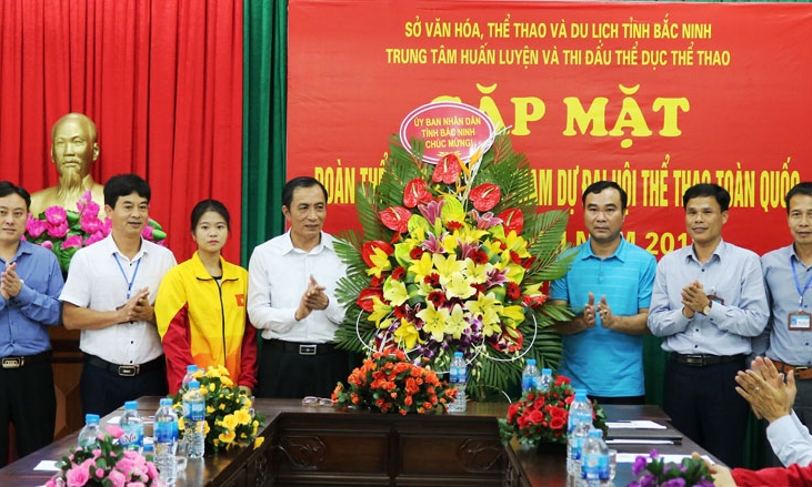 Lãnh đạo tỉnh gặp mặt động viên đoàn thể thao Bắc Ninh tham dự Đại hội TDTT toàn quốc lần thứ VIII năm 2018