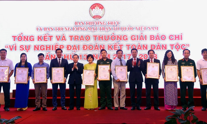 Báo Bắc Ninh đoạt giải B Giải Báo chí “Vì sự nghiệp đại đoàn kết toàn dân tộc” lần thứ 13