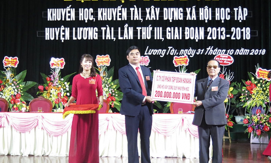 Lương Tài chăm lo khuyến học, khuyến tài