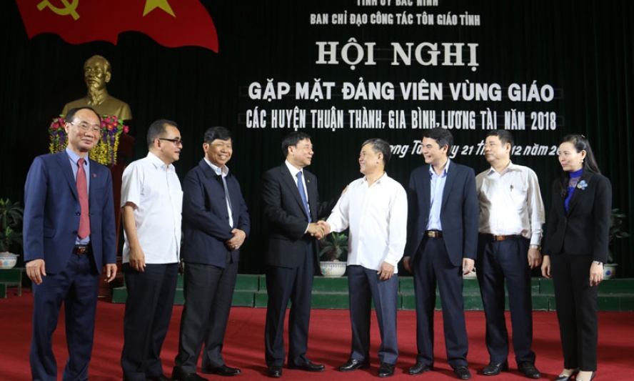 Gặp mặt đảng viên vùng Giáo huyện Thuận Thành, Gia Bình và Lương Tài