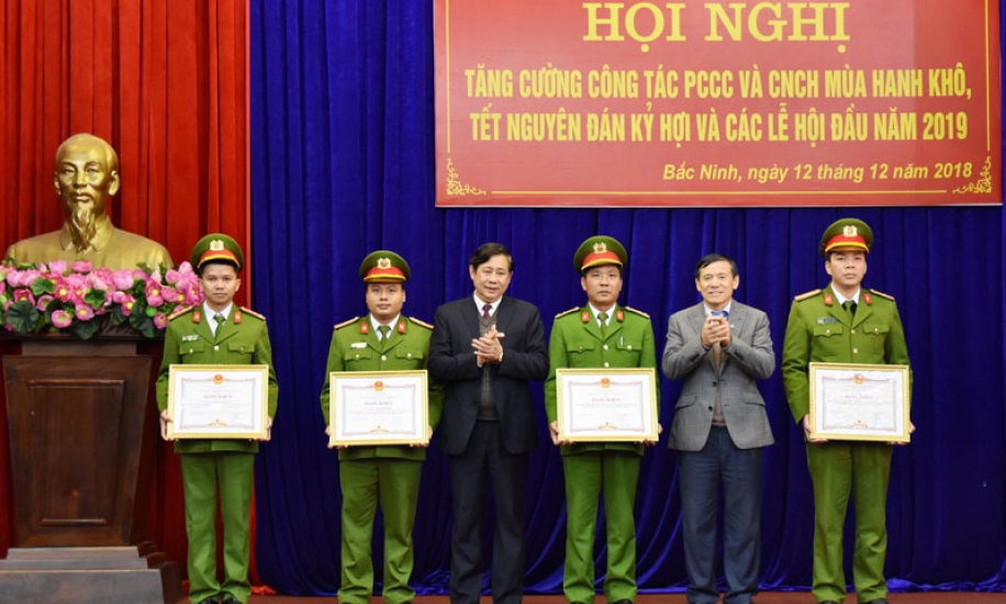 Tăng cường công tác phòng cháy, chữa cháy mùa hanh khô, dịp Tết Nguyên đán Kỷ Hợi và lễ hội đầu năm 2019