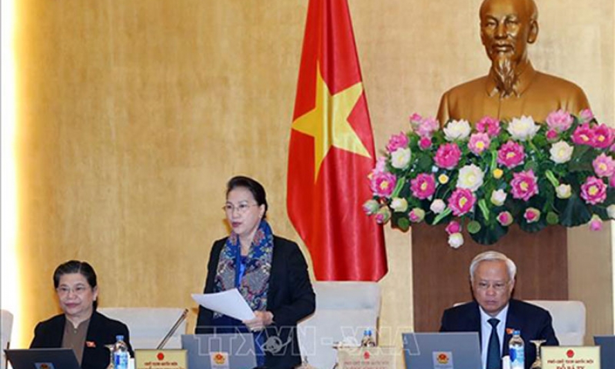 Ủy ban Thường vụ Quốc hội xem xét điều chỉnh chương trình xây dựng luật, pháp lệnh năm 2019