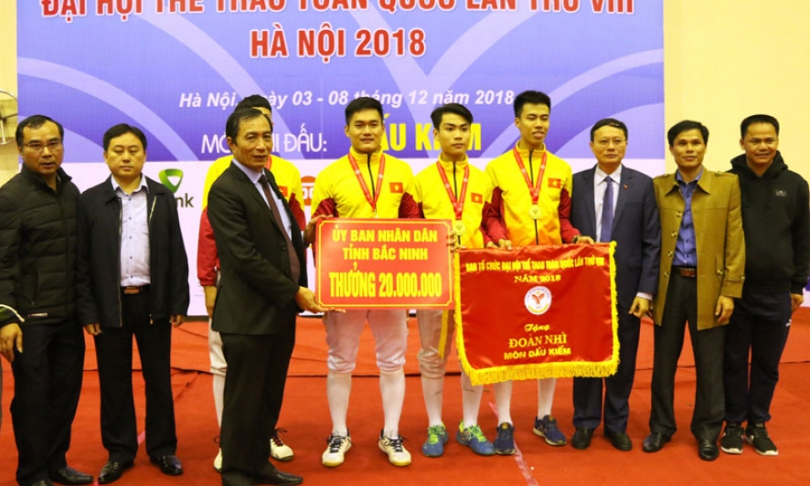 Bắc Ninh giành 29 huy chương tại Đại hội TDTT toàn quốc lần thứ VIII