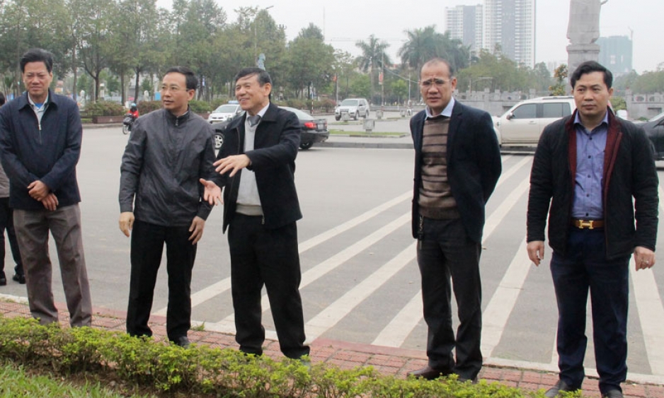 Lãnh đạo tỉnh kiểm tra công tác chỉnh trang đô thị tại thành phố Bắc Ninh