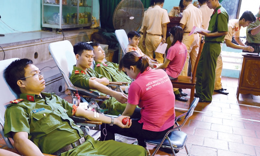 Tuổi trẻ Công an tỉnh xung kích, triển khai hiệu quả các hoạt động, phong trào thi đua