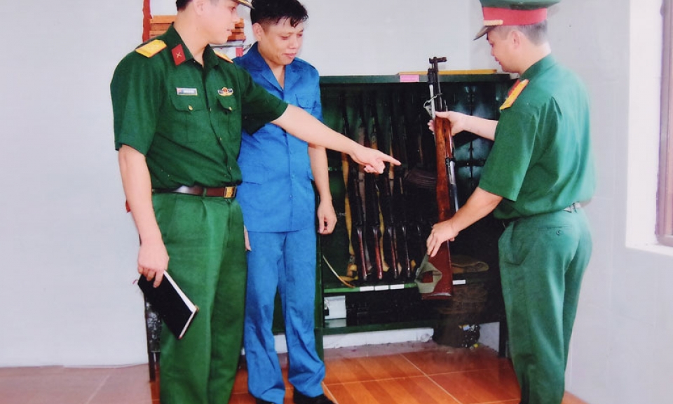 Lực lượng vũ trang huyện Lương Tài thi đua quyết thắng