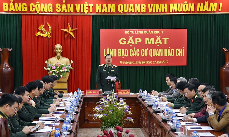 Quân khu I gặp mặt lãnh đạo các cơ quan báo chí