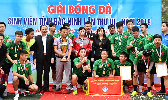 Bế mạc Giải bóng đá sinh viên tỉnh lần thứ III, năm 2019