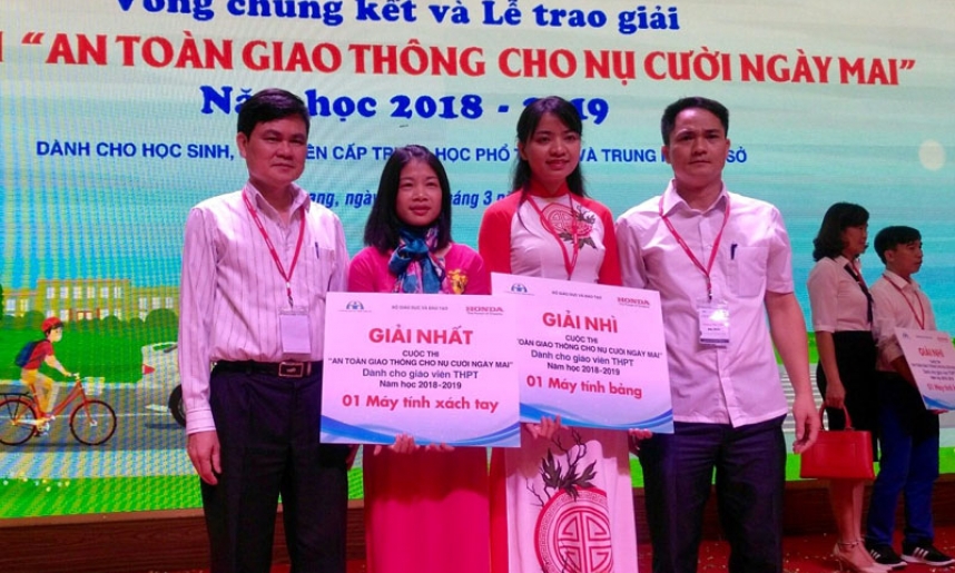 Giáo viên Trường THPT Thuận Thành số 1 đạt giải Nhất toàn quốc cuộc thi “An toàn giao thông cho nụ cười ngày mai” năm 2019