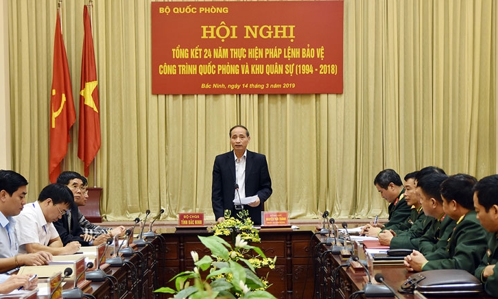Bộ Quốc phòng tổng kết thực hiện Pháp lệnh Bảo vệ công trình quốc phòng và khu quân sự