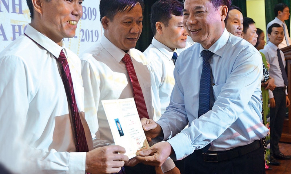 Bế giảng lớp Cao cấp Lý luận Chính trị  khóa học 2017-2019