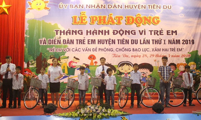Huyện Tiên Du phát động Tháng hành động vì trẻ em