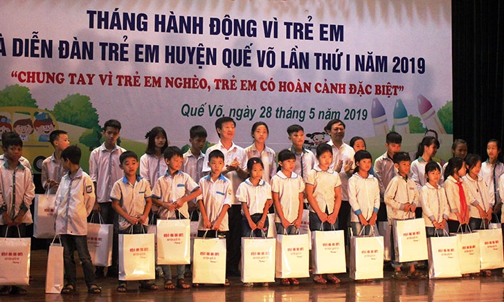 Huyện Quế Võ phát động Tháng hành động vì trẻ em