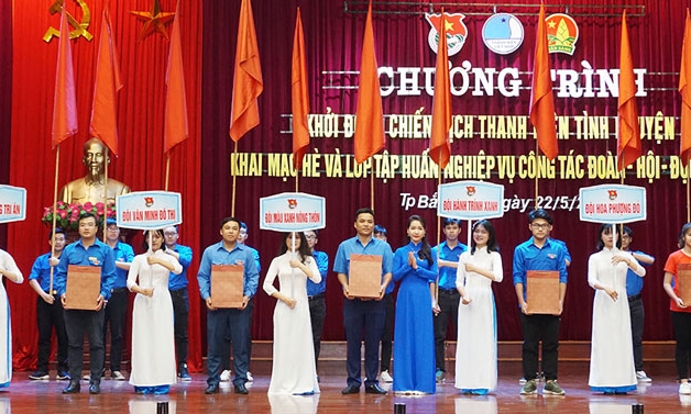 Thành Đoàn Bắc Ninh khởi động Chiến dịch thanh niên tình nguyện hè năm 2019
