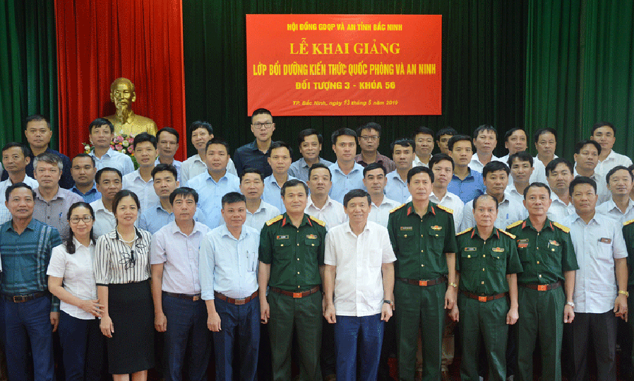 Khai giảng lớp bồi dưỡng kiến thức quốc phòng-an ninh đối tượng 3 khóa 56