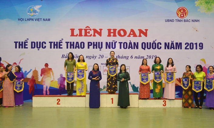 Liên hoan TDTT phụ nữ toàn quốc năm 2019 thành công tốt đẹp