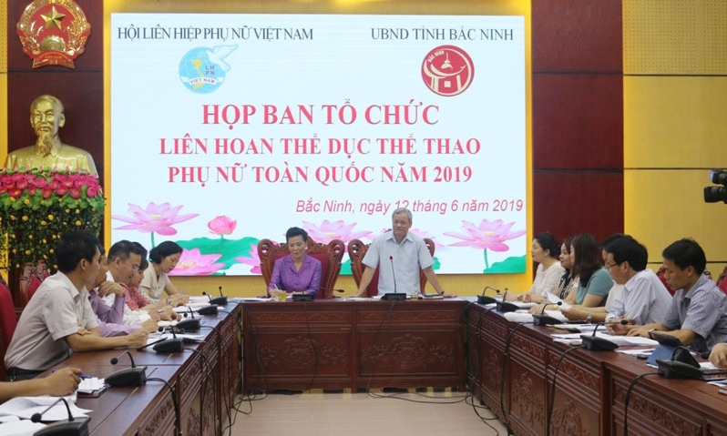 Chuẩn bị tổ chức Liên hoan Thể dục Thể thao Phụ nữ toàn quốc tại Bắc Ninh