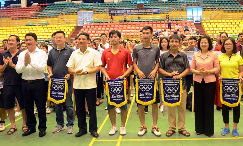 Gần 1 nghìn VĐV tham dự Hội thao Đảng ủy Khối các cơ quan và Doanh nghiệp tỉnh 2019
