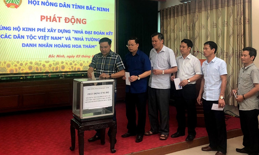 Phát động ủng hộ xây dựng “Nhà đại đoàn kết các dân tộc Việt Nam” và “Nhà tưởng niệm danh nhân Hoàng Hoa Thám”
