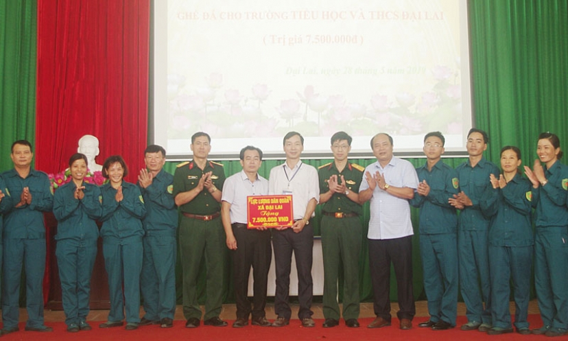 Lực lượng dân quân, tự vệ làm tốt công tác dân vận trong huấn luyện