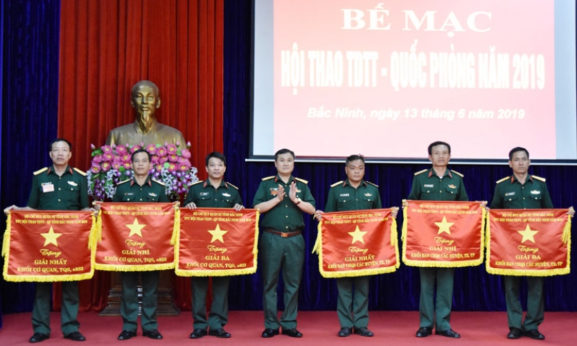 Bế mạc Hội thao thể dục, thể thao quốc phòng lực lượng vũ trang tỉnh năm 2019