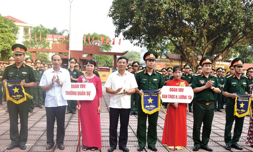 Khai mạc Hội thao thể dục,  thể thao quốc phòng lực lượng vũ trang tỉnh năm 2019