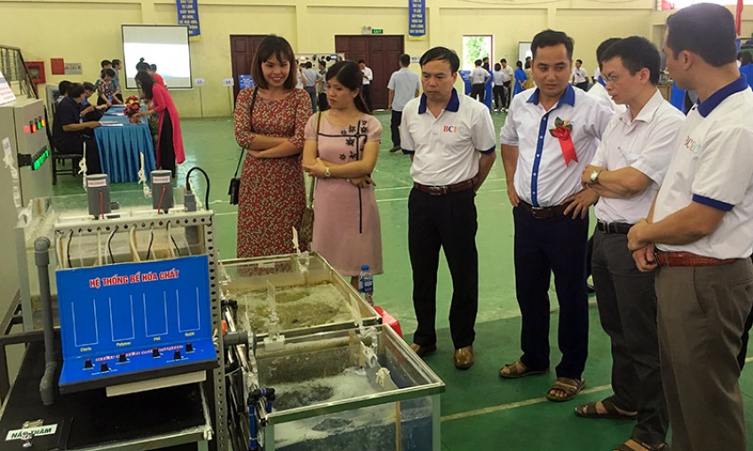 Trường Cao đẳng Cơ điện - Xây dựng Bắc Ninh đạt giải Nhất toàn đoàn hội thi thiết bị đào tạo tự làm cấp tỉnh