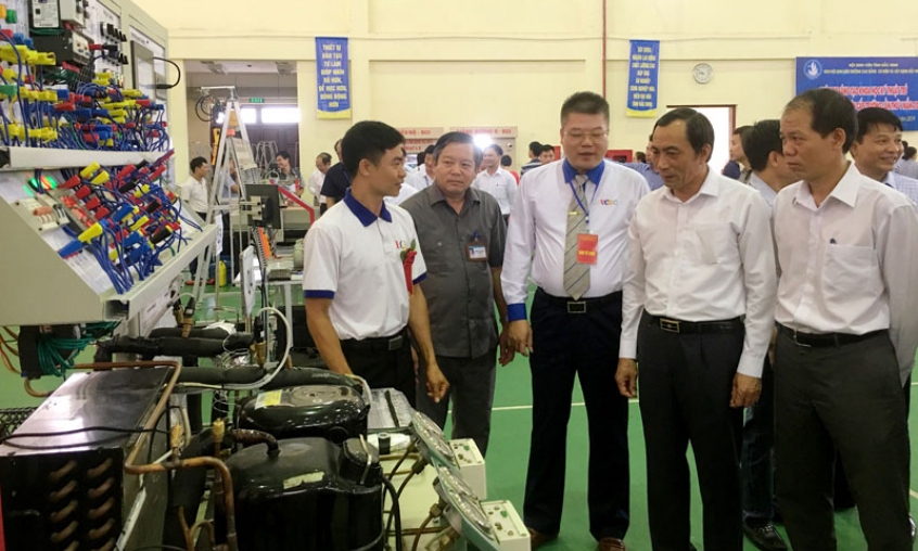 15 mô hình tham gia Hội thi thiết bị đào tạo tự làm lần thứ VI năm 2019