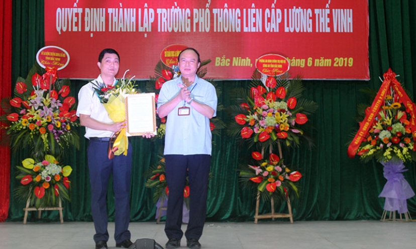 Thành lập Trường Phổ thông Liên cấp Lương Thế Vinh