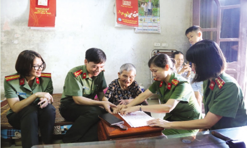 Hội Phụ nữ Công an tỉnh với phong trào  Đền ơn đáp nghĩa