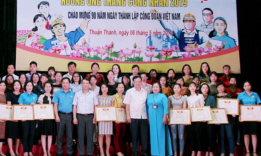 LĐLĐ huyện Thuận Thành  đẩy mạnh phong trào thi đua