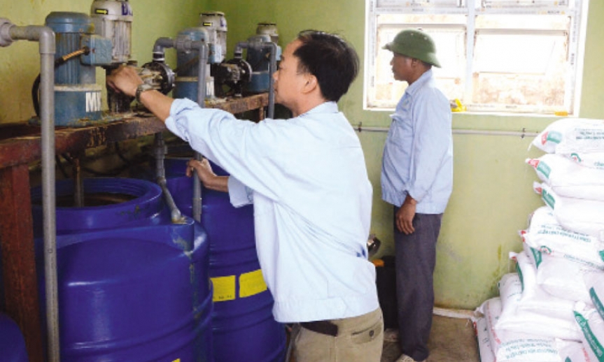 Nhà máy nước sạch Phú Hòa  phát huy hiệu quả cấp nước