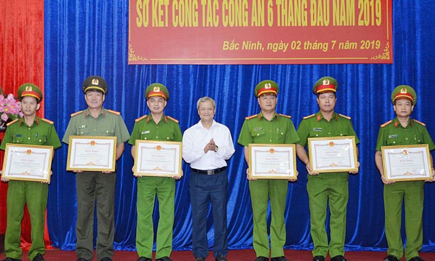 Công an tỉnh sơ kết công tác 6 tháng đầu năm 2019