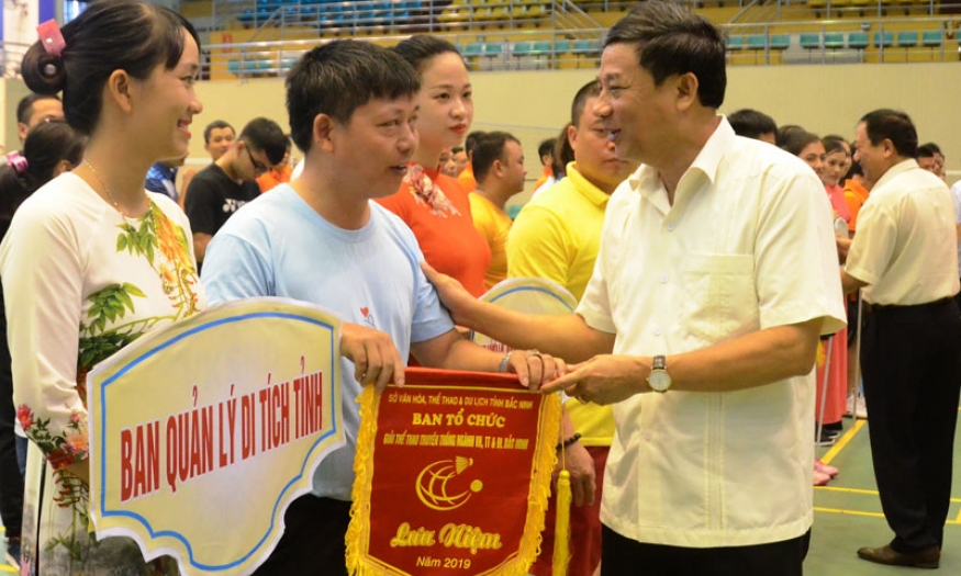 Hơn 200 VĐV tham dự giải thể thao truyền thống Ngành Văn hóa, Thể thao và Du lịch năm 2019