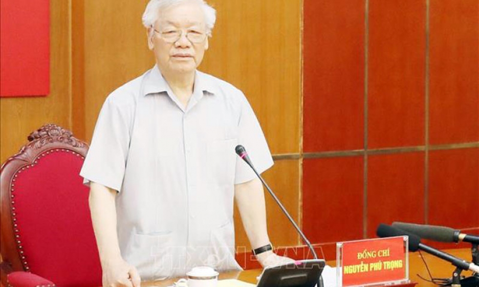 Tổng Bí thư, Chủ tịch nước Nguyễn Phú Trọng: Chuẩn bị tốt nhân sự đại hội đảng bộ các cấp và Đại hội XIII của Đảng