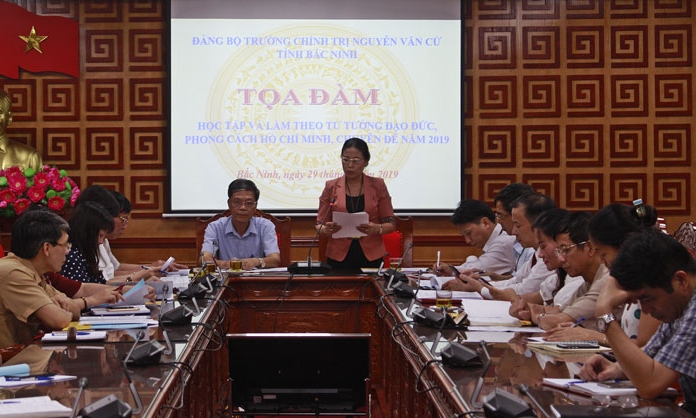 Đảng bộ Trường Chính trị Nguyễn Văn Cừ: Tọa đàm "Học tập và làm theo tư tưởng, đạo đức, phong cách Hồ Chí Minh, chuyên đề năm 2019”