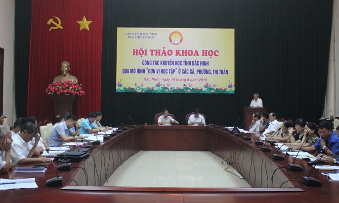 Hội thảo Công tác khuyến học qua mô hình “Đơn vị học tập” ở các xã, phường, thị trấn